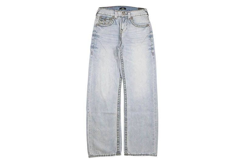 TRUE RELIGION VINNY QUAD SUPER T ULTRA BAGGY JEAN (109498:ROCKY POINT LIGHT WASH)