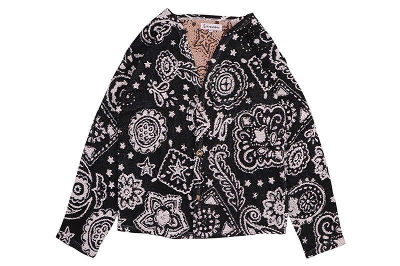 G★様オーダー JEFFERSONS TAPESTRY CARDIGAN V2 (BLACK PAISLEY V2) | Brand,G-L