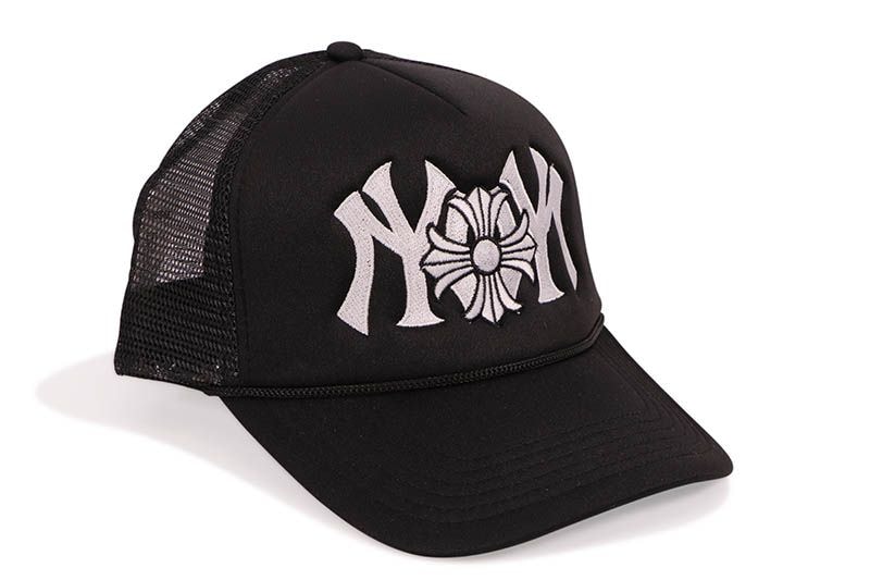 R3BORNE MIRRORED NY TRUCKER HAT (R3MC165:BLACK)
