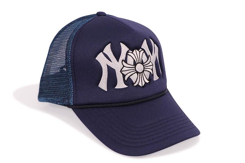 R3BORNE MIRRORED NY TRUCKER HAT (R3MC165:NAVY)