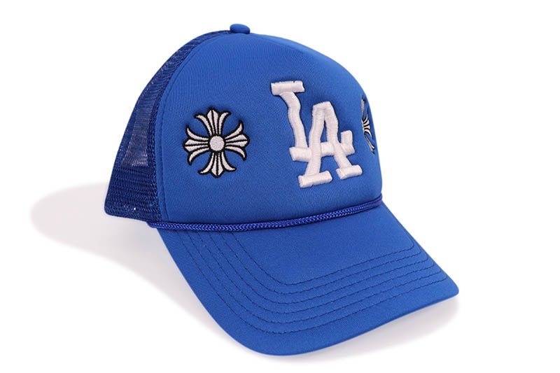 R3BORNE TRIPPY LA TRUCKER HAT (R3MC168:ROYAL)