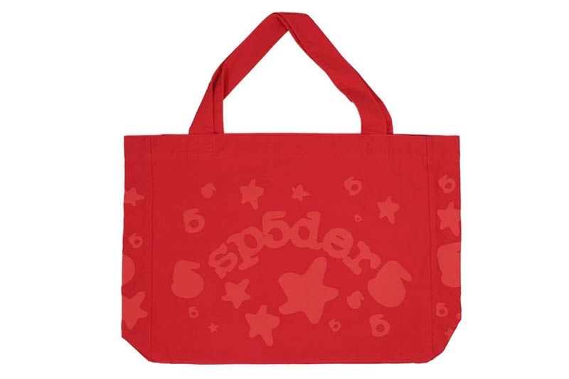 SP5DER BELUGA OVERSIZED TOTE (RED)