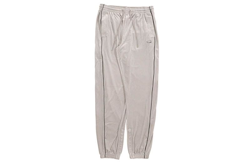PRO CLUB COMFORT VELOUR TRACK PANT (SILVER/BLACK) 16PC0403