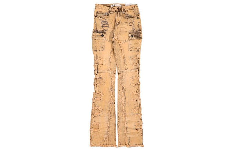 BKYS STACKED FIT JEAN (P232:KHAKI)