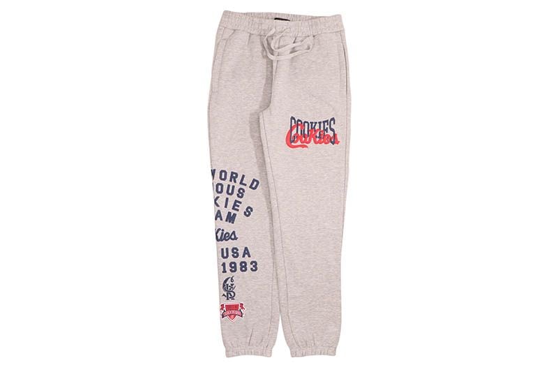 COOKIES TITLE FIGHT THE WORLD FAMOUS SWEATPANTS (ASH HEATHER) CM253BKP07