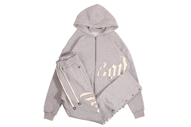 GODSPEED OG LOGO SWEATSUIT V2 (HEATHER GREY)