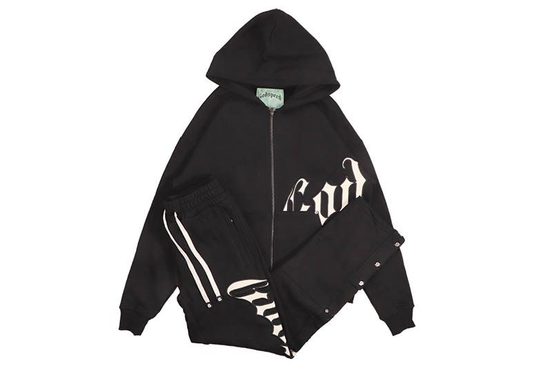 GODSPEED OG LOGO SWEATSUIT V2 (BLACK)