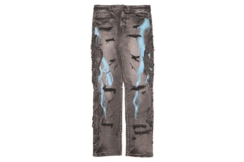SMOKE RISE LONG STRAIGHT PARADISE COLOR WEFT JEANS (JP25529:ERIS GREY)