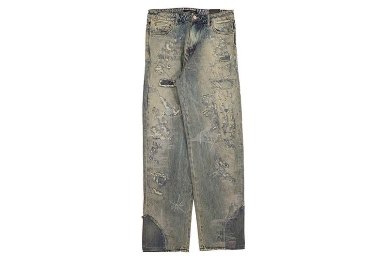 EMBELLISH SOHO STRAIGHT DENIM (EMBF124-014:DAWN WASH)