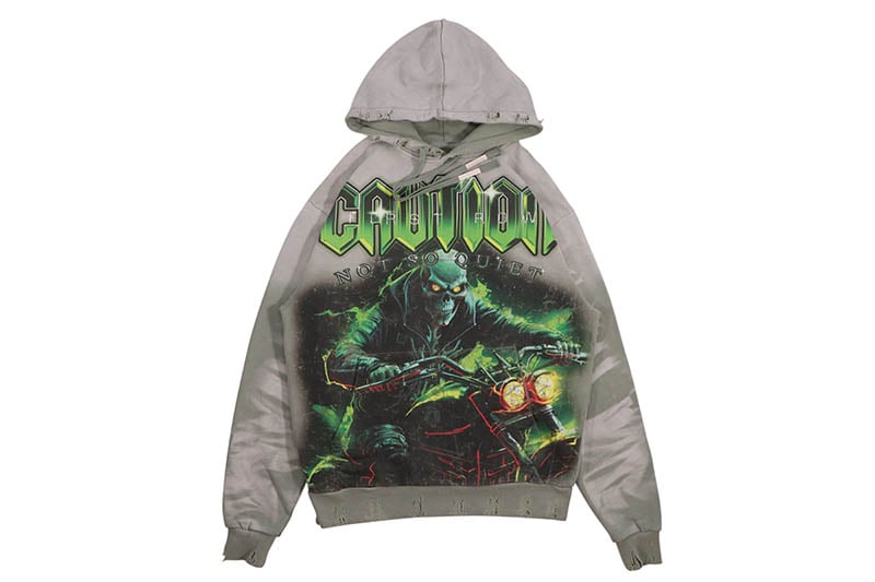 FIRST ROW CAUTION NOT SO QUIET GHOST RIDER HOODIE (FRF2491
