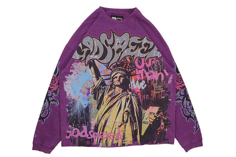 GODSPEED VANDAL LS T-SHIRT (GRAPE)