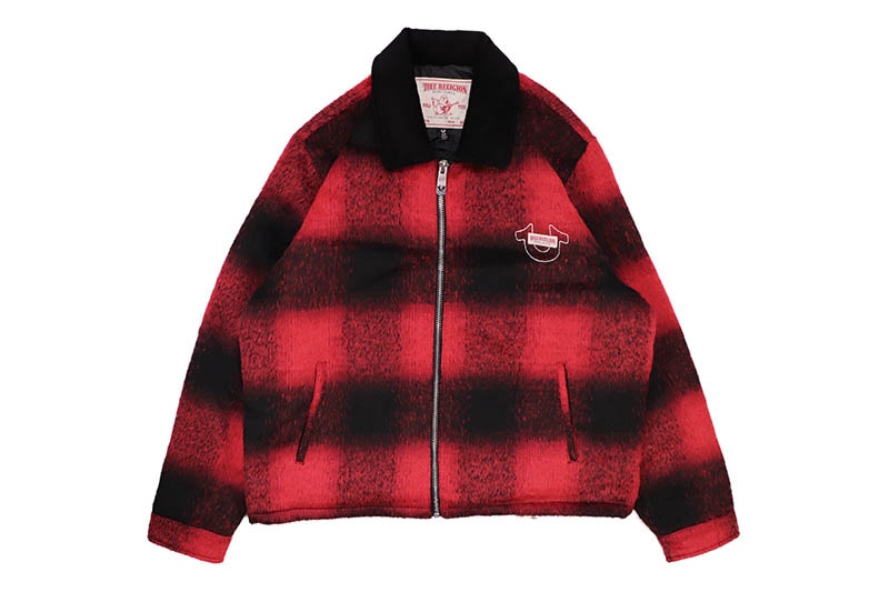 TRUE RELIGION BUFFALO PLAID ZIP JACKET (109494C:BLACK/RED) | Brand