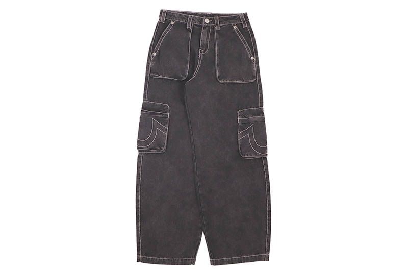 TRUE RELIGION BIG T CARPENTER PANT (109580:BLACK)