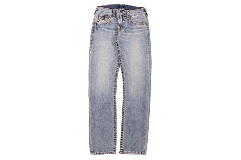 TRUE RELIGION RICKY SUPER T FLAP STRAIGHT JEAN 34