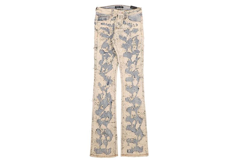 EMBELLISH LIV BORO FLARE DENIM (EMBHOL124-037:LIGHT BLUE)