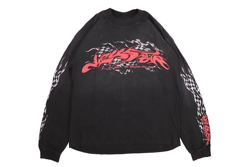 HELLSTAR VEGAS LONG SLEEVE T-SHIRTS (BLACK)