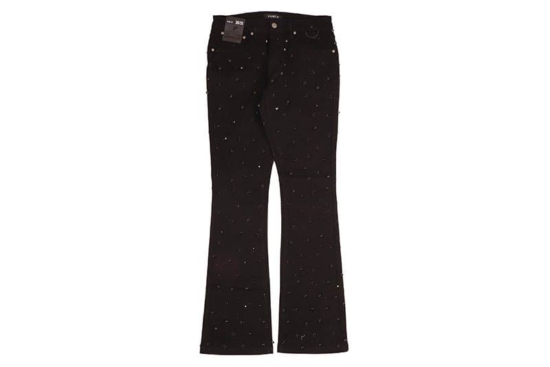 PUBLIK DENIM FLARE FIT JEAN (KD2577:JET BLACK)