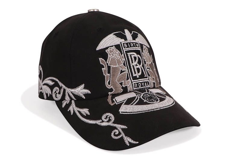 BIRTH OF ROYAL CHILD DOUBLE LION EMBROIDERED BASEBALL CAP
