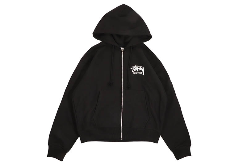 STUSSY STOCK NEW YORK ZIP HOOD (3973976:BLACK) | Brand,S-Z,STUSSY