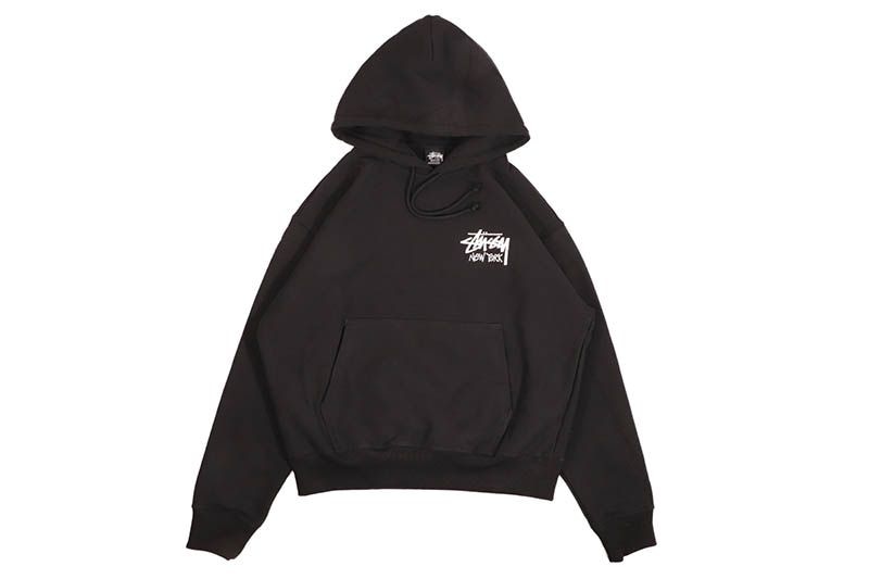 STUSSY STOCK NEW YORK HOOD (3923976:BLACK)