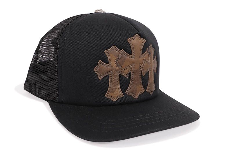 CHROME HEARTS CEMETERY TRUCKER HAT (BLACK CAMO)