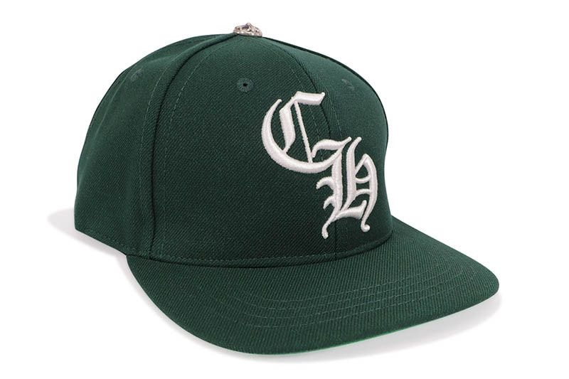 CHROME HEARTS ESSENTIALS LA EXCLUSIVE BASEBALL CAP (GREEN)
