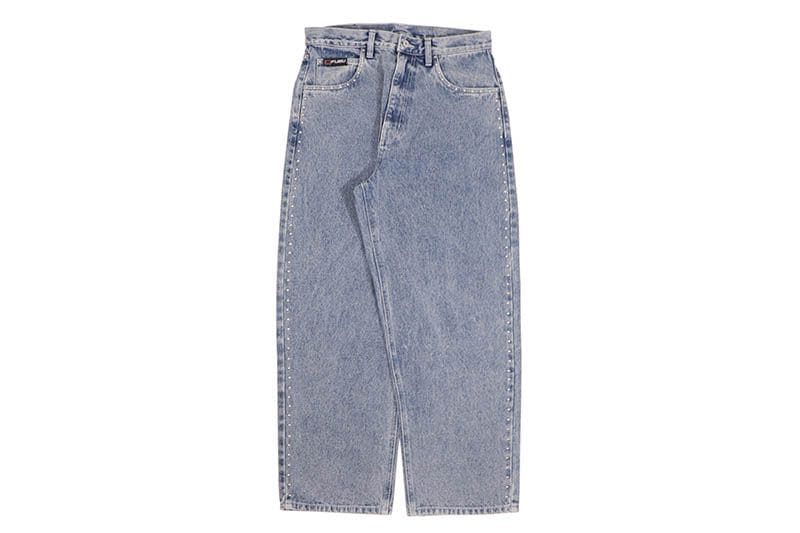 FUBU STUDS DENIM PANTS (FAM-52507:L. BLUE)