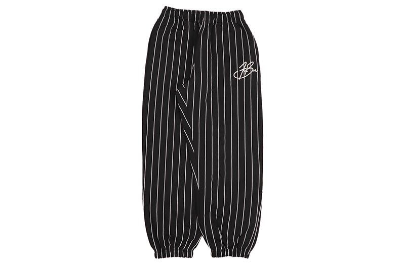 FUBU STRIPE SWEATPANTS (FAM-52503:BLACK)