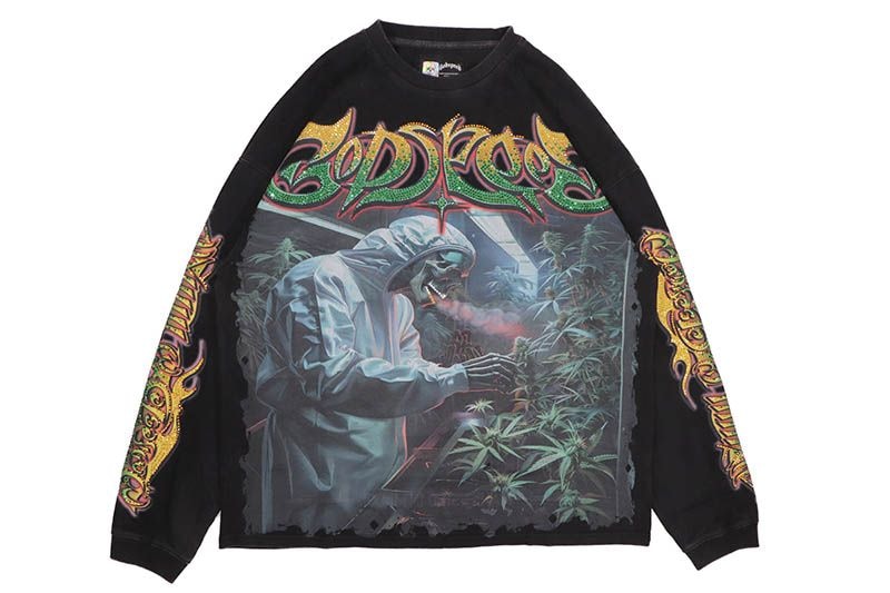 GODSPEED INDOOR VVS LS T-SHIRT (BLACK)