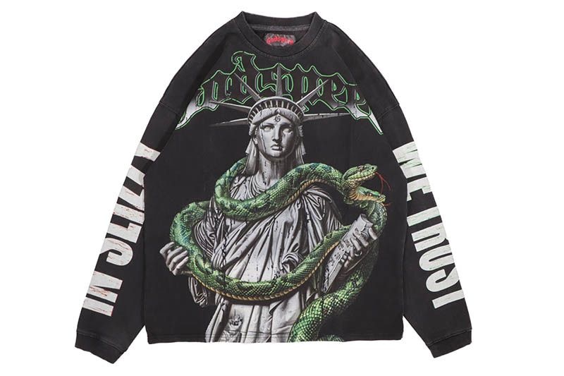 GODSPEED TOP 5 SLIZZY LS (BLACK WASH)