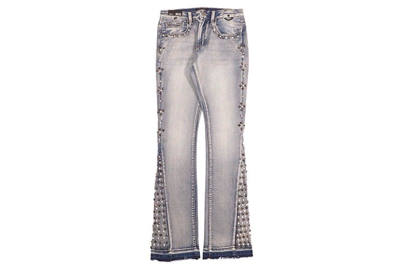 PUBLIK DENIM FLARE FIT JEAN (KD2572:LT BLUE)