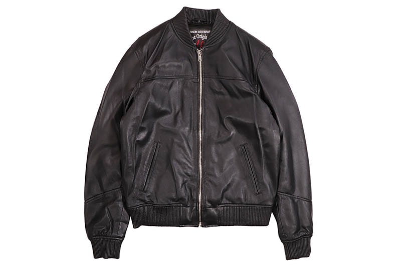 HUDSON OUTERWEAR GENUINE LEATHER JACKET (199:BLACK)
