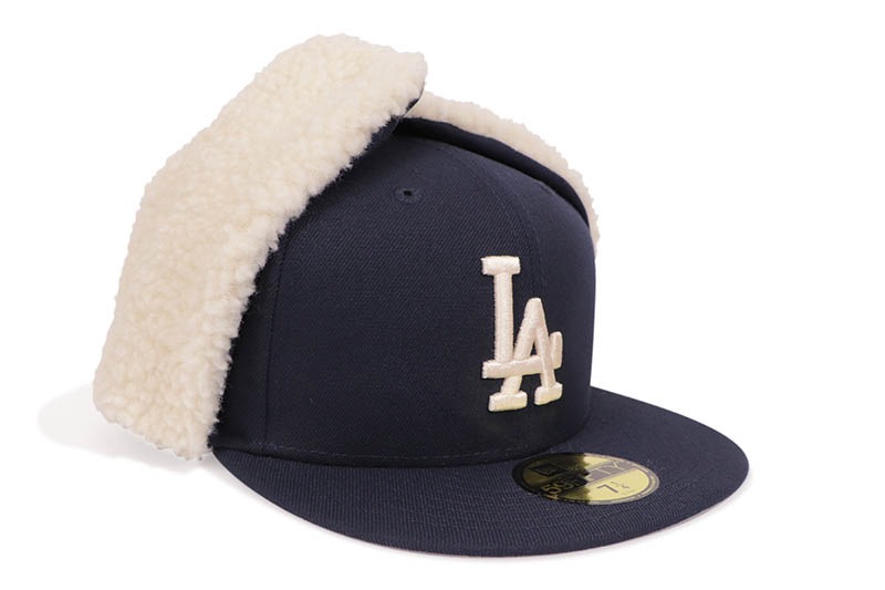 NEW ERA LOS ANGELES DODGERS 59FIFTY DOG EAR FITTED CAP (NIGHT SIFT NAVY) 14668177