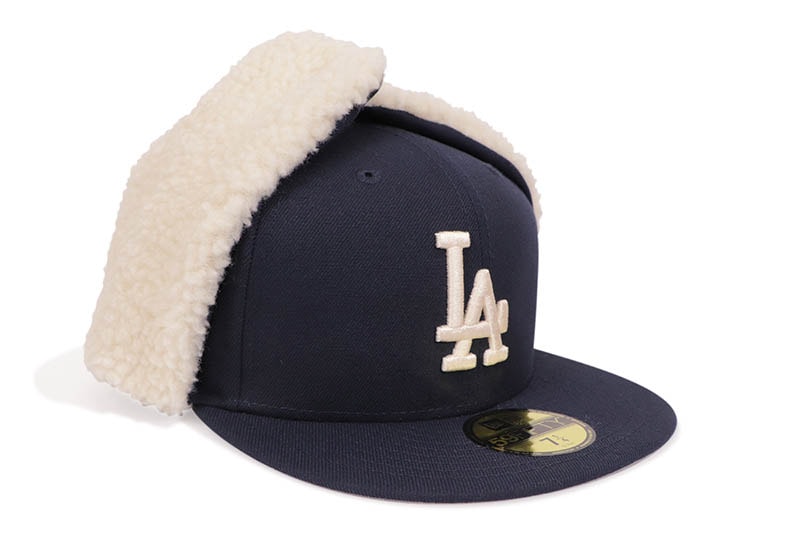 NEW ERA LOS ANGELES DODGERS 59FIFTY DOG EAR FITTED CAP (NIGHT SIFT NAVY) 14668177