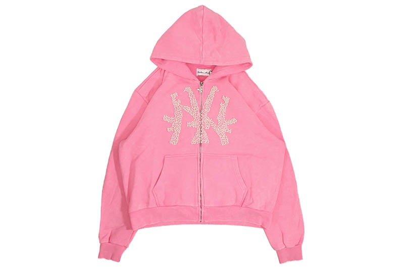 STOLEN ARTS PINK AK-NY PEARL HOODIE