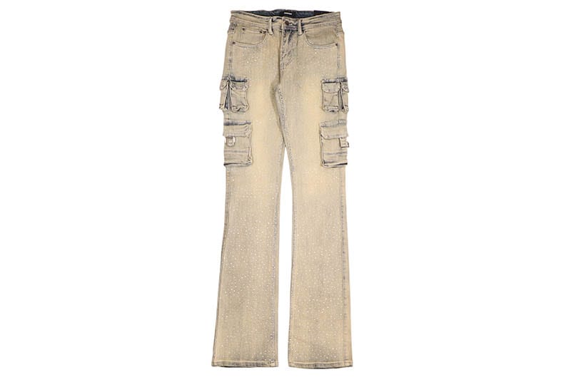 KINDRED CARGO STACKED FIT PANTS (KD2045B:RINCE BLUE)