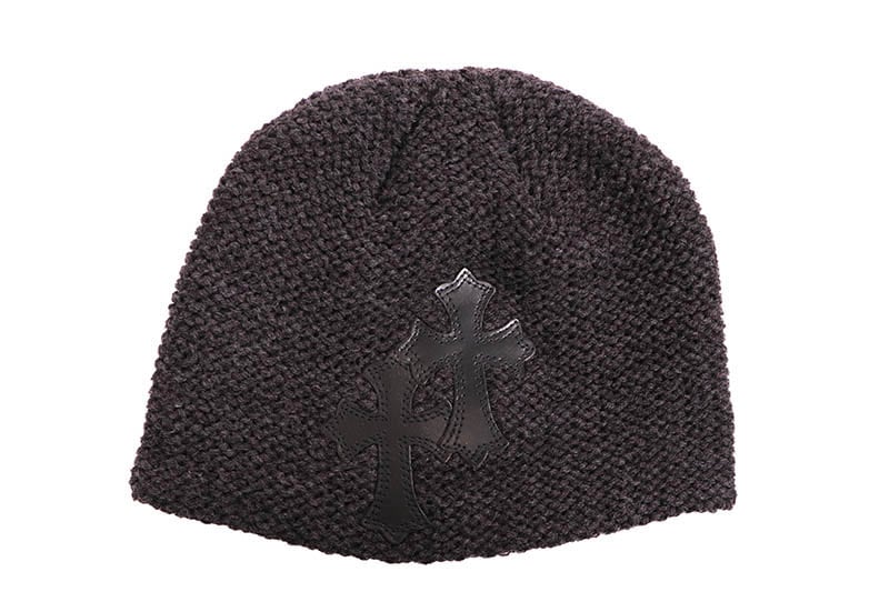 ADVANCE LOW GAUGE CROSS PATCH BEANIE (CHARCOAL) ARS-5006