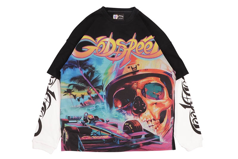 GODSPEED F1 DREAMS LAYERED T-SHIRT (BLACK)
