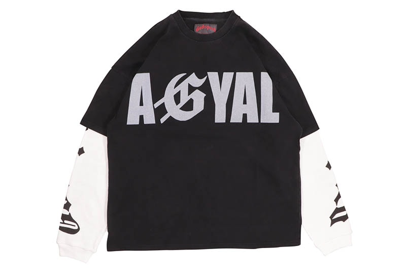 GODSPEED AGYAL LAYERED T-SHIRT (BLACK WASH)