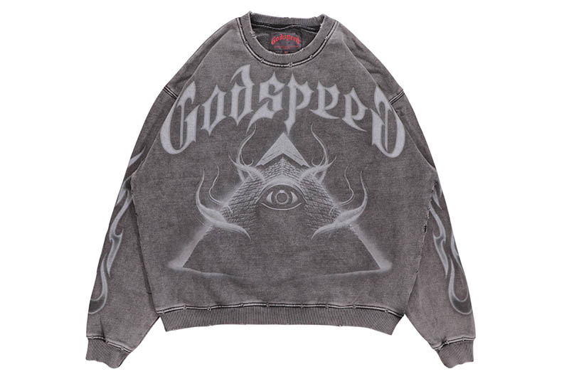GODSPEED E.O.P SWEATSHIRT (GREY WASH)