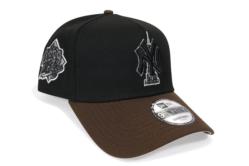 NEW ERA NEW YORK YANKEES EMPIRE STATE PRIME EDITION 9FORTY AF ADJUSTABLE CAP (1999 WORLD SERIES SIDE PATCH/GREY UNDER VISOR/BLACK WALNUT)