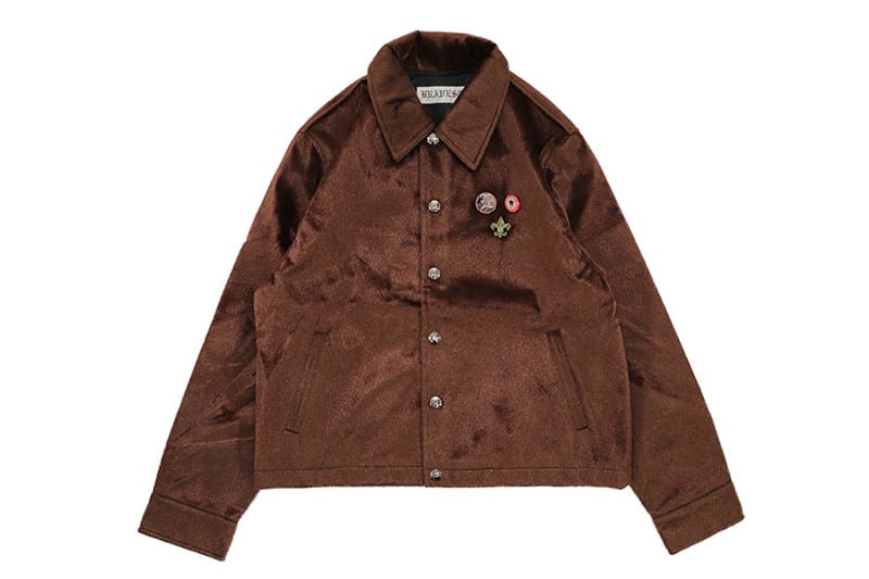 BRAVEST STUDIOS BEAR FUR JACKET (BROWN)