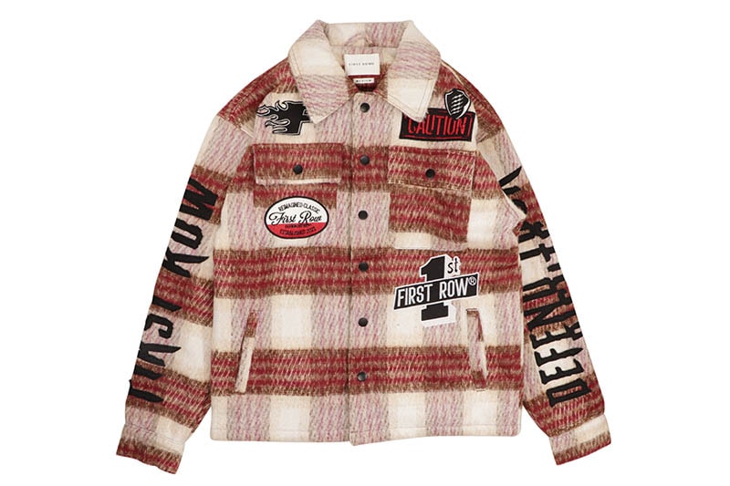 FIRST ROW CAUTION NOT SO QUIET SHACKET (FRJ2090:BURGUNDY)