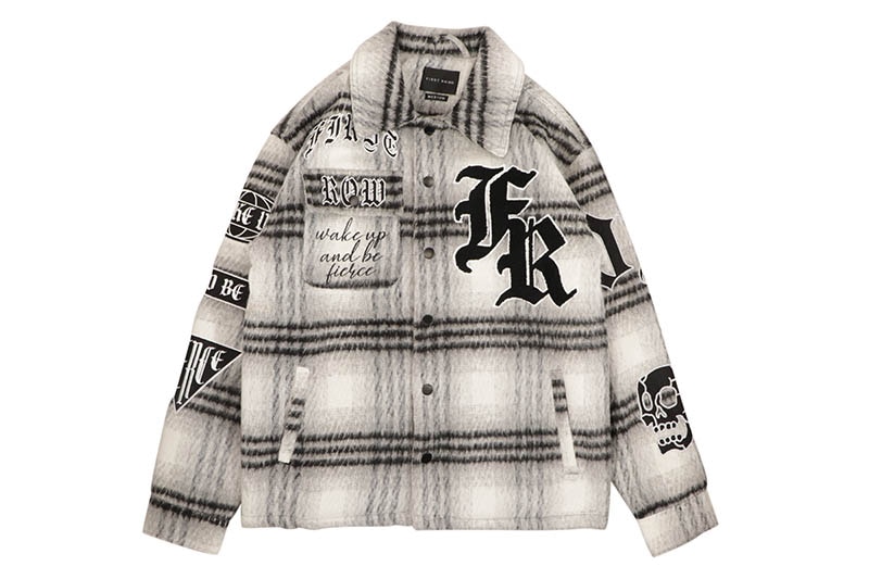 FIRST ROW WAKE UP AND BE FIERCE SHACKET (FRJ2099:BLACK)