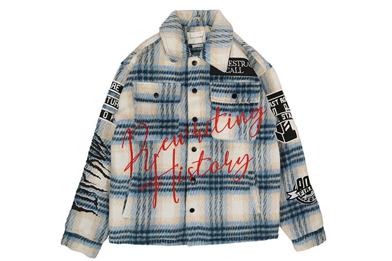 FIRST ROW ANCESTRAL CALL SHACKET (FRJ2091:BLUE)