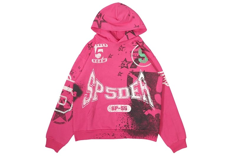 新品 SP5DER MAGENTA HOODIE パーカー ピンク Sサイズ SP5DER PINK STENCIL HOODIE | Brand,S-Z,SP5DER | GROWAROUND（グロウ