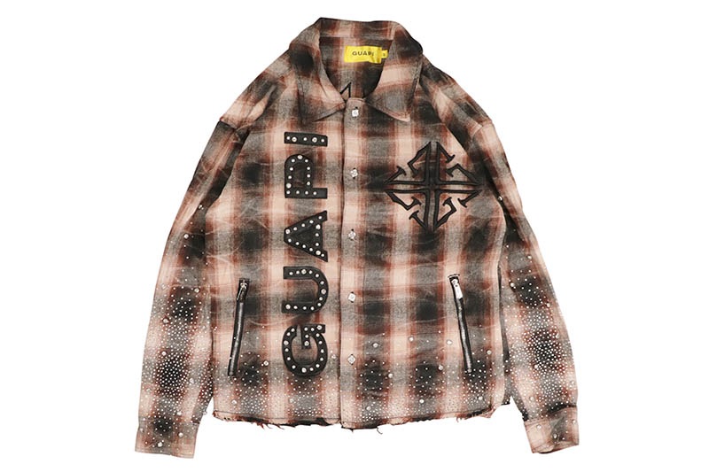 GUAPI MOCHA RHINESTONE FLANNEL (645MRF)