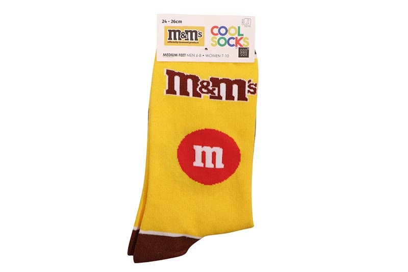 ODD SOX M&M'S WOMEN'S CREW SOCKS (38247WCNCF:MULTI)