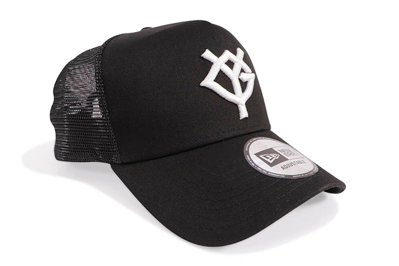 NEW ERA YOMIURI GIANTS 9FORTY A-FRAME TRUCKER CAP (BLACK/WHITE) 14524972