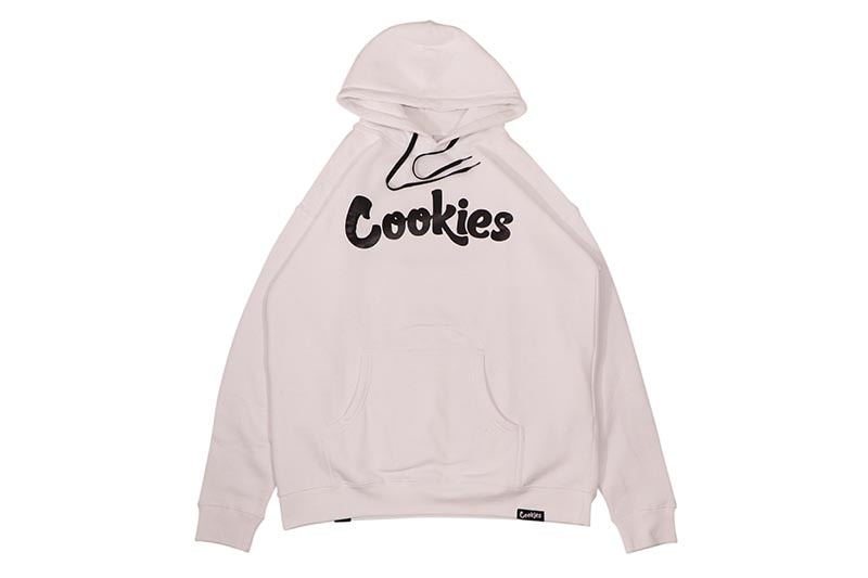 COOKIES ORIGINAL LOGO HOODIE (WHITE/BLACK) CM232HFP02 1564H6664 CM232HFP04